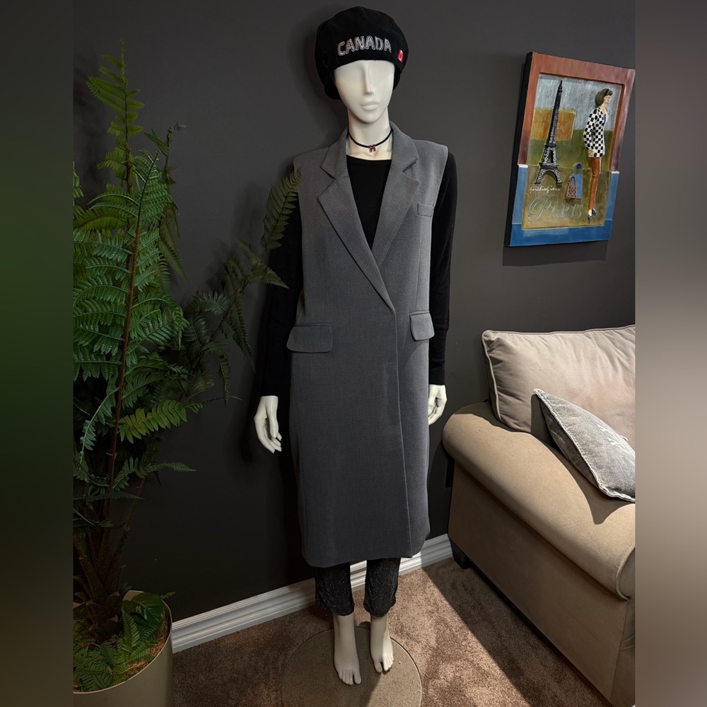 Marciano midi sleeves less jacket